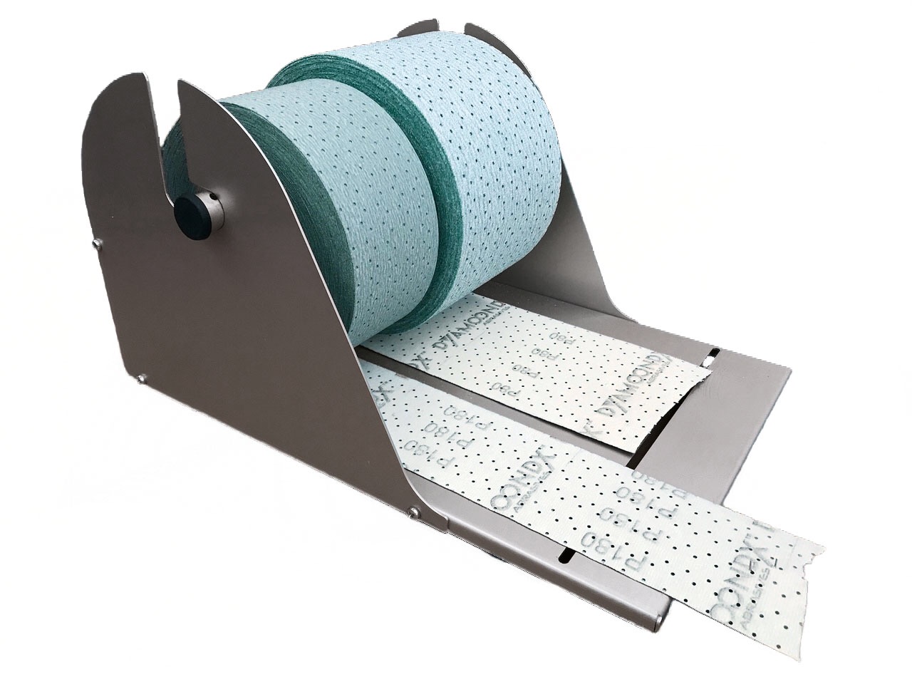 DISTRIBUTORE PER ROTOLI ABRASIVI