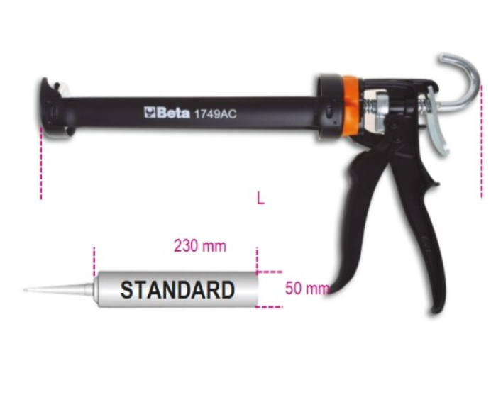 PISTOLA PER SIGILLANTE AD ALTA SPINTA PER SILICONI