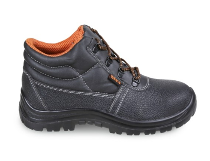 SCARPE PELLE NERA ALTE