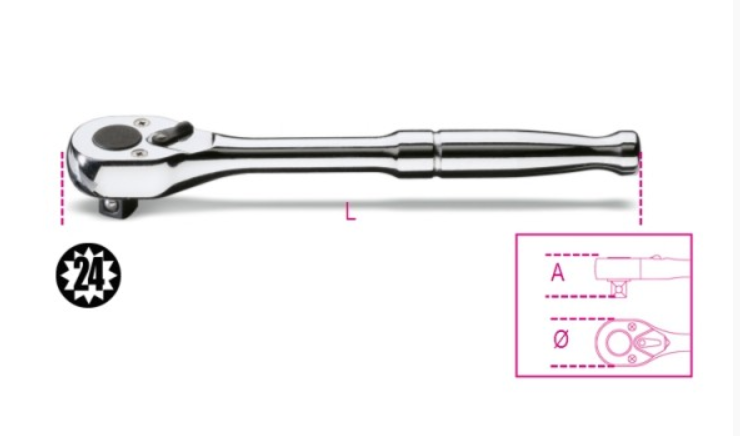 CRICCHETTO REVERSIBILE SNODATO.3/8"