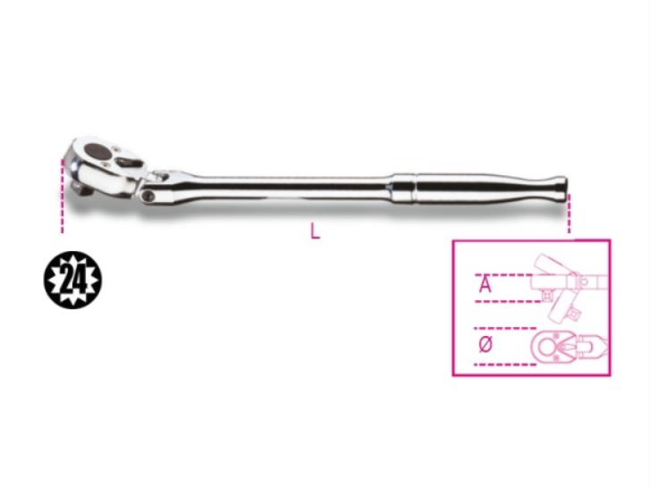 CRICCHETTO REVERSIBILE SNODATO.3/8"