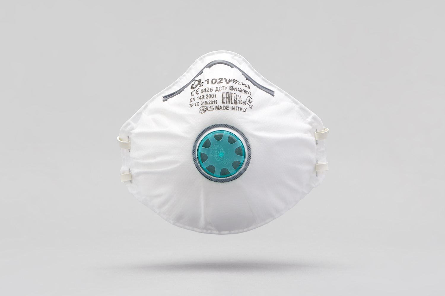 MASCHERINA FFP2 NR D CON VALVOLA BLS O2 102V Conf. 20 minimo vendibile