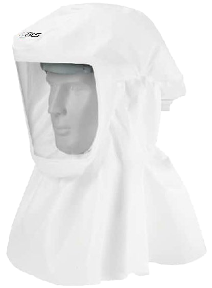 Cappuccio lungo compatibile con BLS 2700next / 2800next BLS HS24 TNT con spalmatura in Poliuretano (PU) con protezione spalle