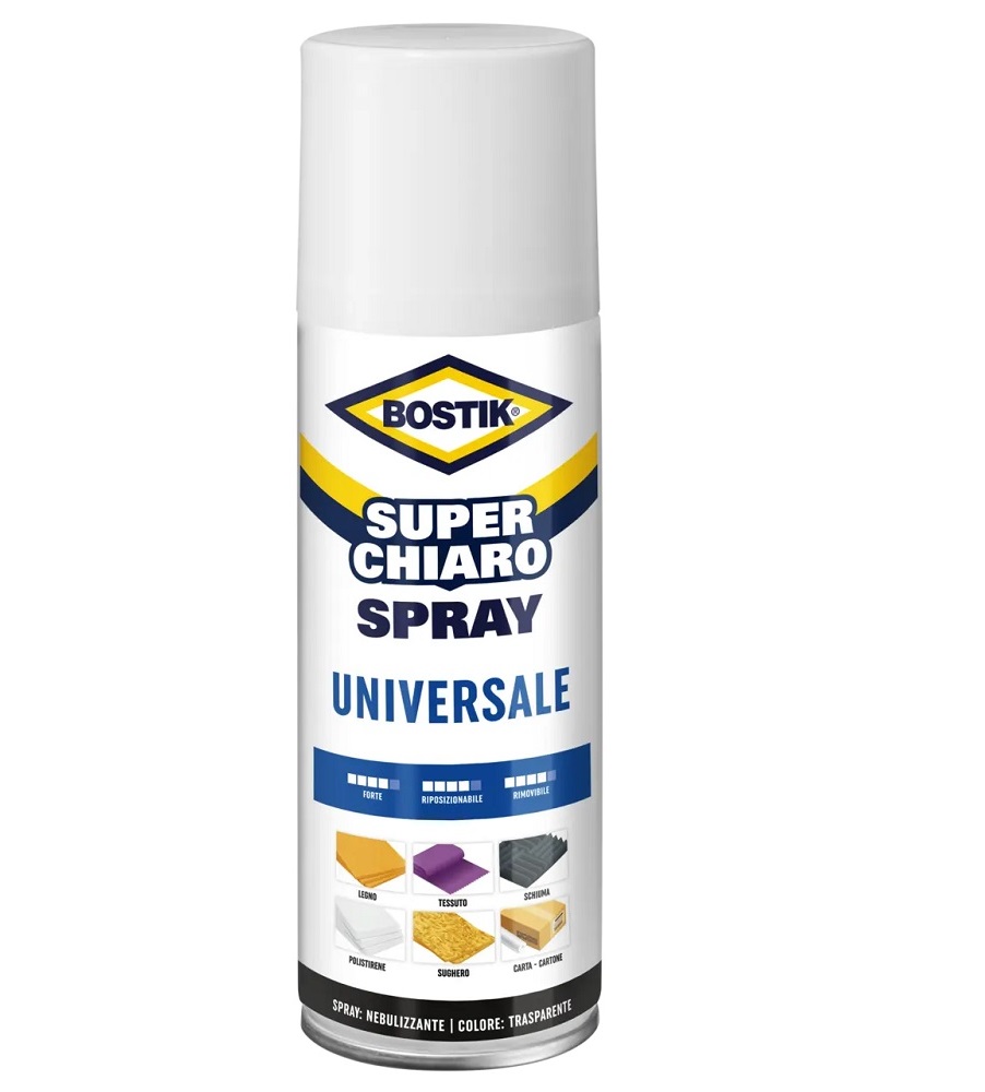 COLLA SPRAY BOSTIK SUPERCHIARO ML 500