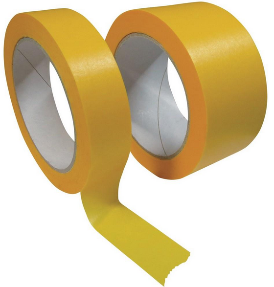 NASTRO  MASCHERATURA GIALLO ORO 50X50 BASIC qtà consigliata 12 PZ