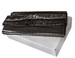 SACCHETTI NERI PLASTICA 120X150 sp.120m RACCOGLI ZETTO/SPAZZATURA