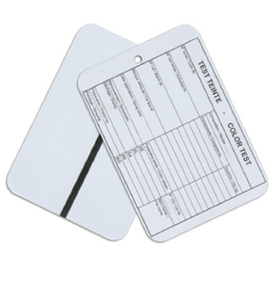 PROVACOLORE TEST CARD MET BIANCO