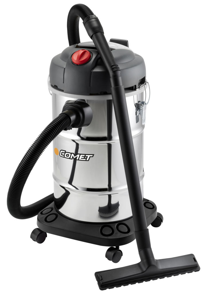 ASPIRATORE CV 30 X Motore silenziato Fusto in acciaio inox