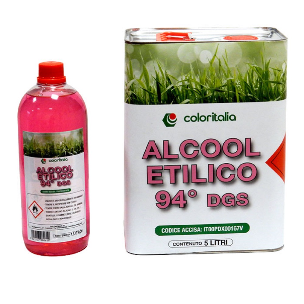 ALCOOL ETILICO ASSOLUTO 94° LT 25