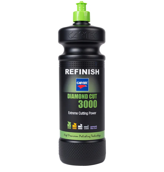 PASTA ABRASIVA 3000 Diamond Cut Compound 1kg verde- Cartec - Refinish