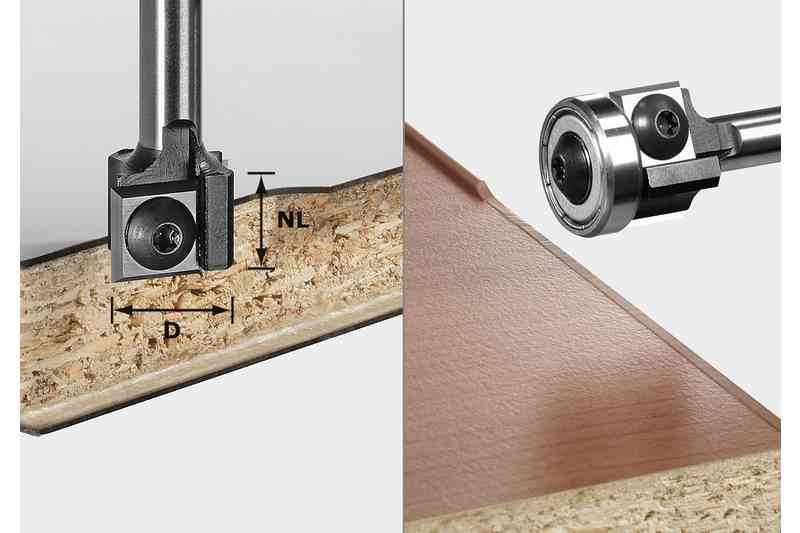 Fresa per rifil S8 HW D19 12x12 KL OFK