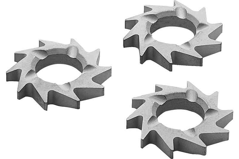 FRESE DENTI A PIATTI PZ 12 SAF