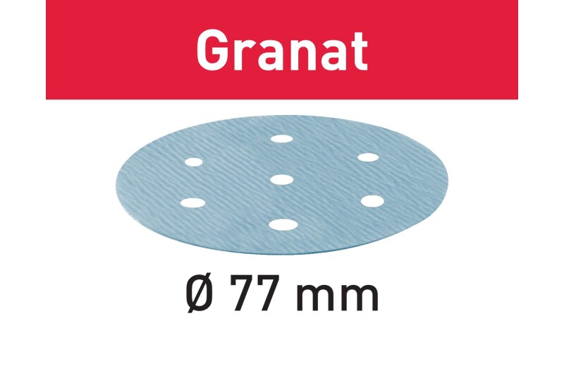 DISCO ABRASIVO D.77 GRANAT GR 120 Conf. 50 PZ minimo vendibile