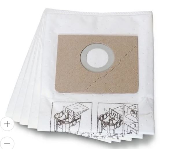 SACCHETTI ASPIR. FILTRANTE IN TESSUTO X DUSTEX LT 25(5PZ)