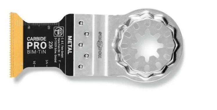 LAMA FEIN MULTIMASTER STRETTA E-CUT CARBIDE PRO LUNGH.40 LARG.32 ATTACCO SL PZ 1