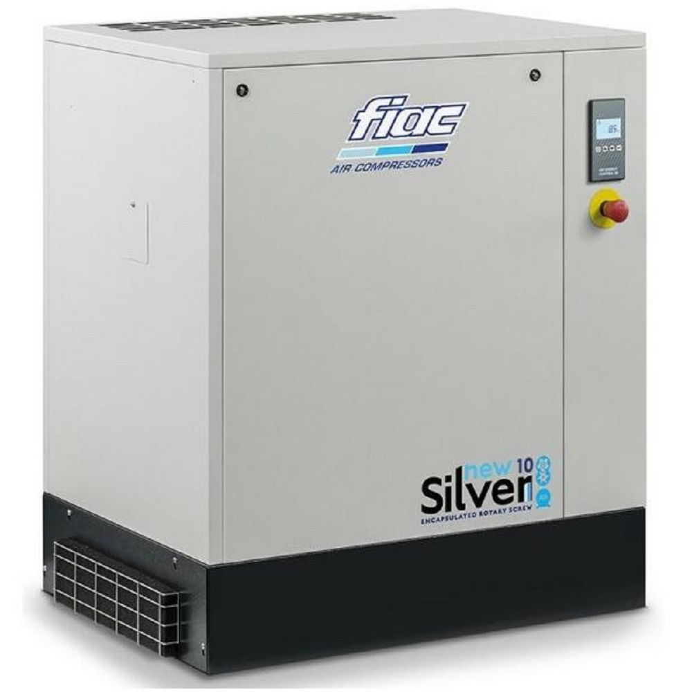 COMPRESSORE NEW SILVER NS10 V400/50/3 10 BAR a Vite,400 Volt, 10 HP,