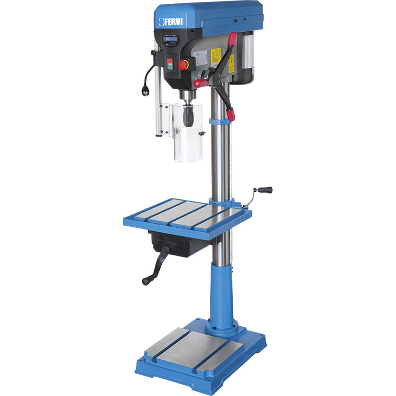 TRAPANO A COLONNA CON TRASMISSIONE A CINGHIA