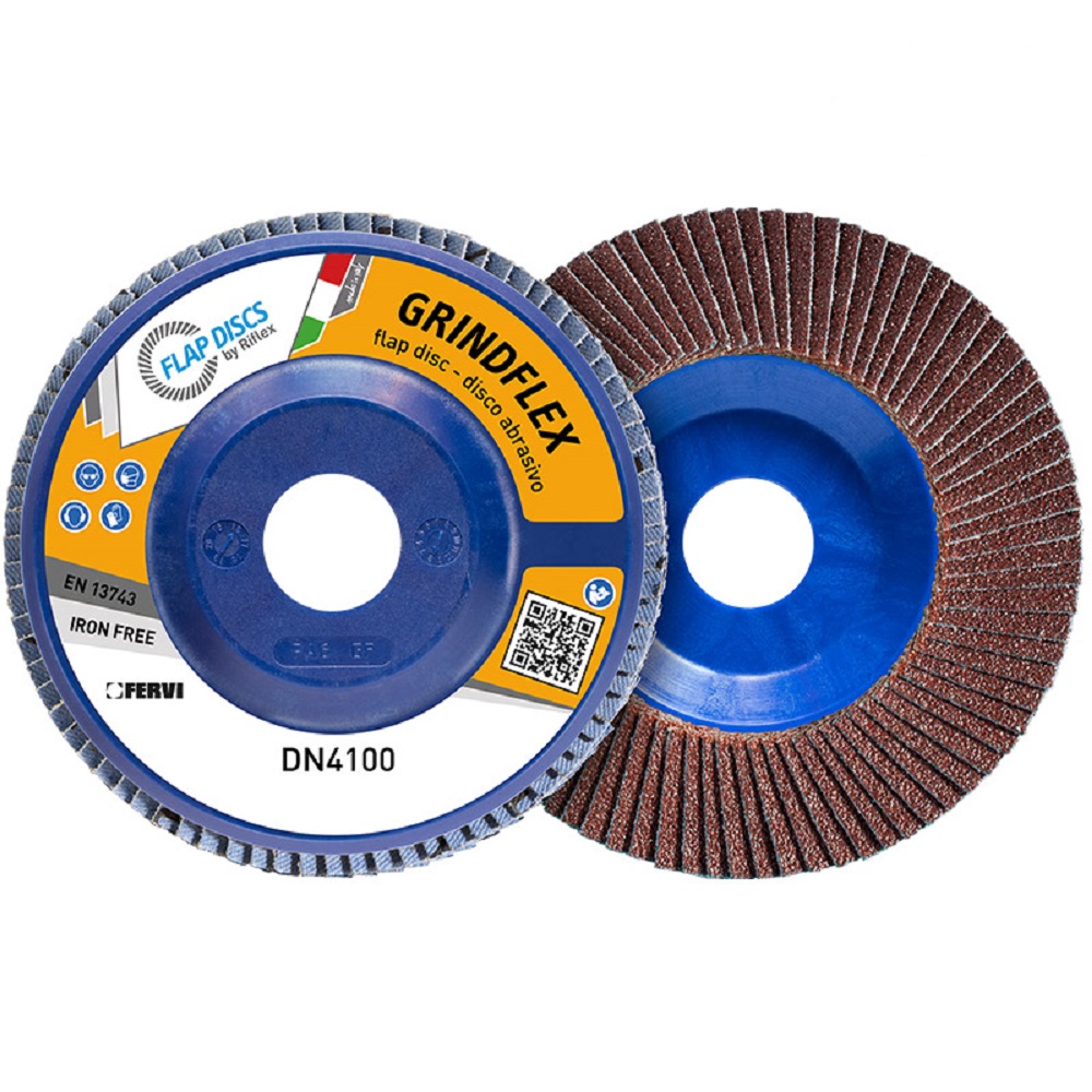 DISCO LAMELLARE GRINDFLEX CLASSIC 115X22 (ossido di alluminio Gold) SUPPORTO NYLON