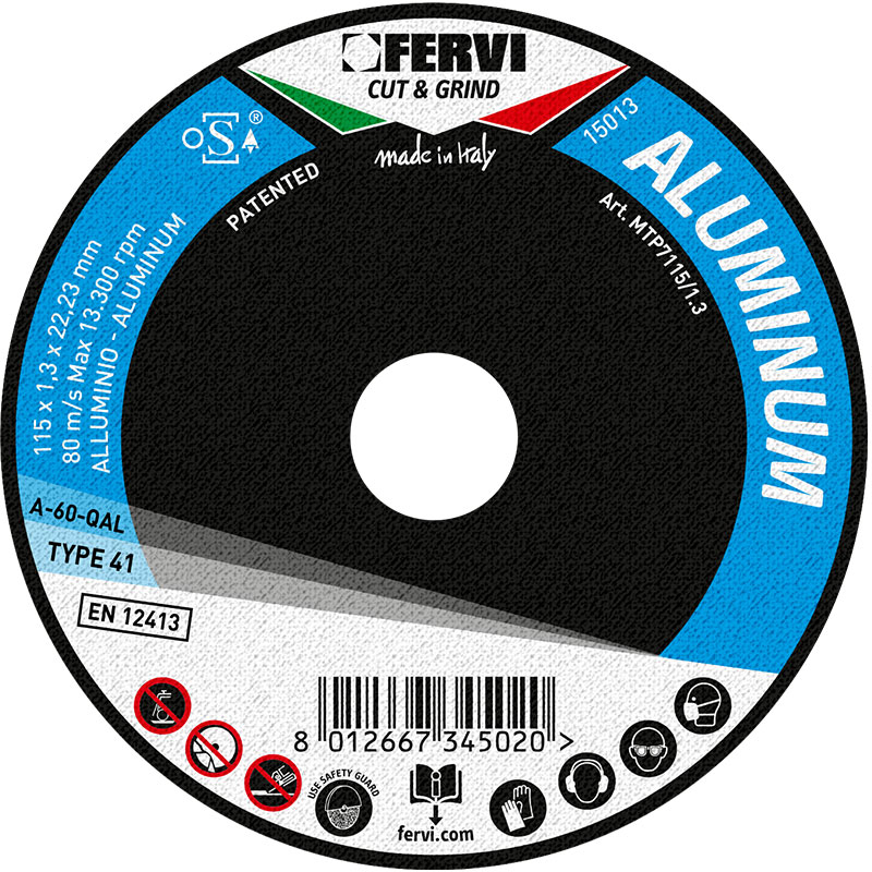 TRONCATORE D.115X1,3X22,3 PER ALLUMINIO FERVI