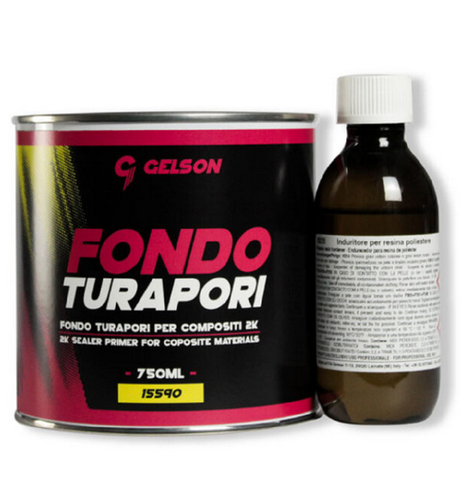 FONDO TURAPORI TRASPARENTE PER CARBONIO ML 750 CAT 2% 80223