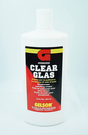 CLEAR GLASS CREMA PER PULITURA E LUCIDATURA VETRI LT0.5