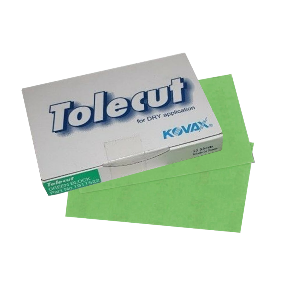 TOLECUT STICK-ON 1/8 29x35mm GREEN K2000 25 PCS