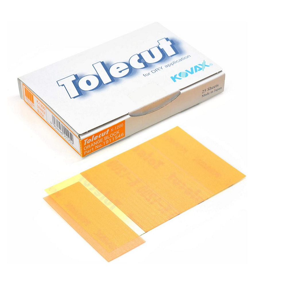 TOLECUT STICK-ON 1/4 29x70mm ORANGE K1200 PCS100