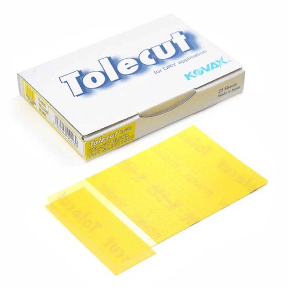 TOLECUT STICK-ON 1/4 29x70mm YELLOW K800 100 PCS