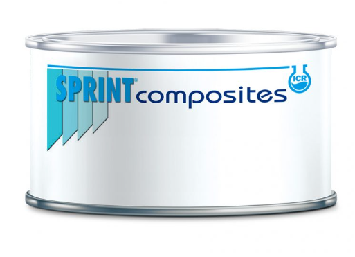 STUCCO SPRINT S12 VINILEST GEL PER FINITURA A+B ML 750 Catalisi: 1-3% con induritore pasta C10 (Perossido di benzoile)