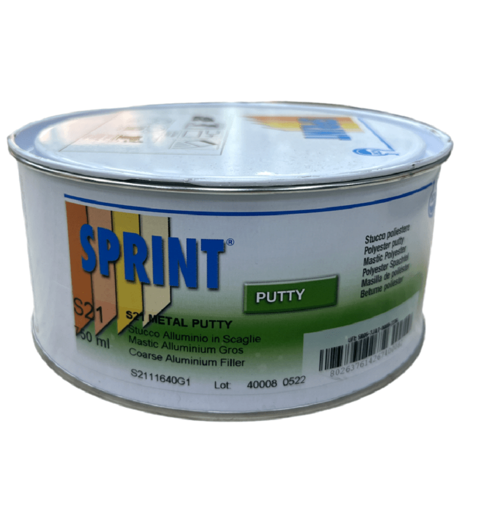 STUCCO SPRINT S21 METAL PUTTY con alluminio 750ml A+B