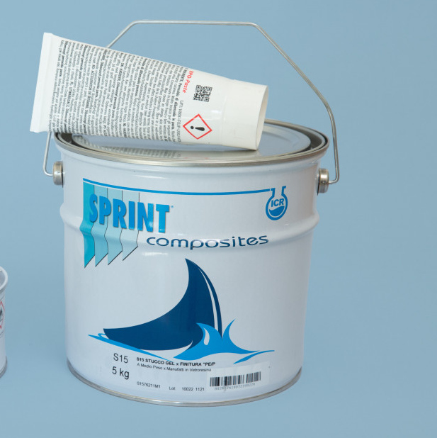 STUCCO SPRINT S15 POLIEST GEL PER FINITURA A+B LT 3,85 KG 5
