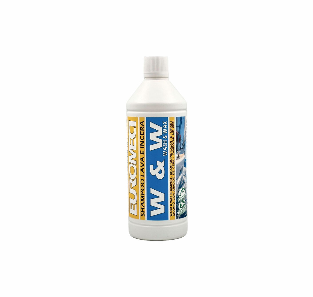 EUROMECI W & W LT 1  SHAMPOO LAVA E INCERA Pulisce a fondo e dona protezione e brillantezza..
