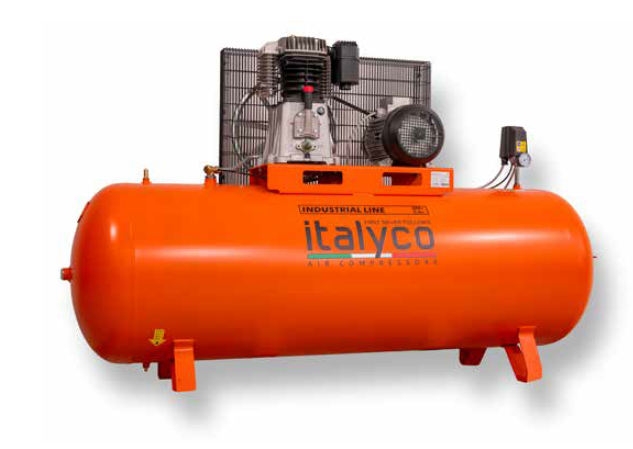 COMPRESSORE A PISTONI KP 500/7,5 -  V400/50/3 - 500LT - 7,5HP - 5,5KW - 10BAR