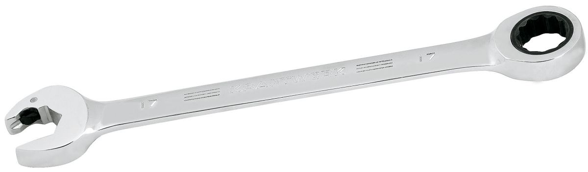 Serie di chiavi combinate a cricchetto Double Ratchet CLICKRAFT 12pz