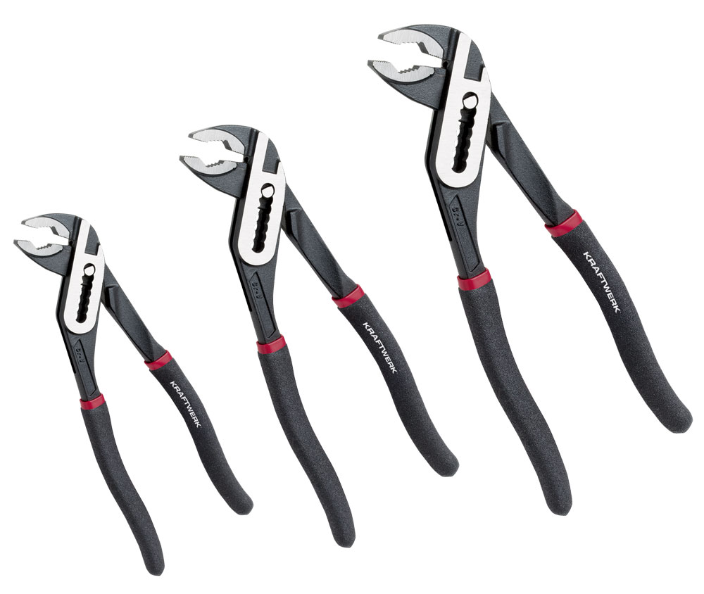 Assortimento pinze regolabili, 3 pz 175-250-300mm