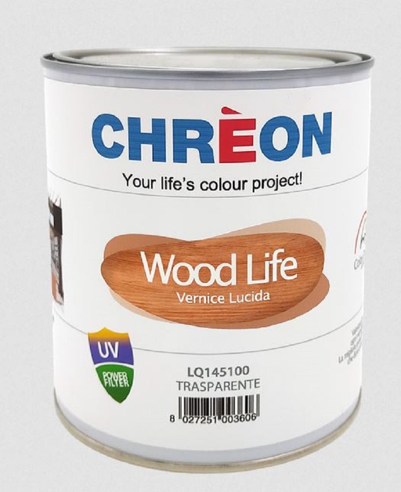 WOOD LIFE VERNICE TRASPARENTE LUCIDA LT 0,75