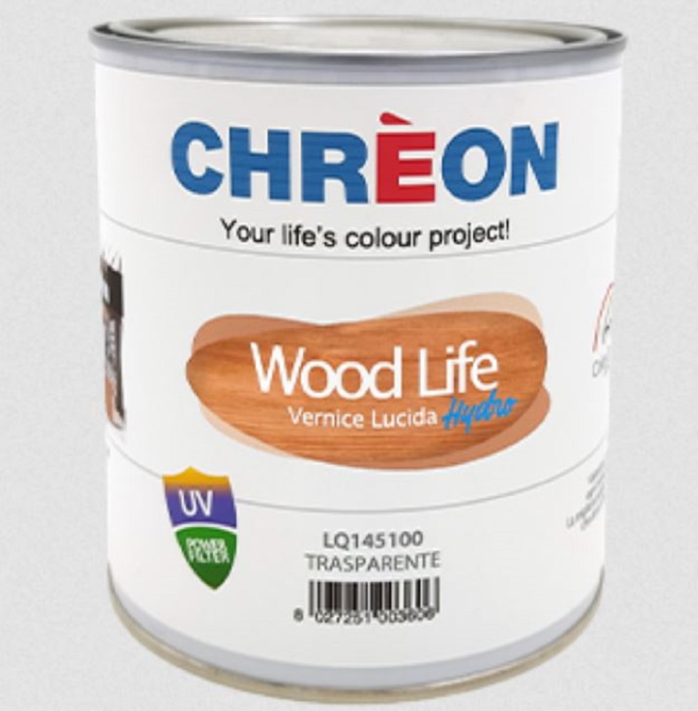 WOOD LIFE HYDRO VERNICE TRASPARENTE LUCIDA LT 0,75