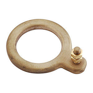 RONDELLA PESANTE CON ATTACCO DI MASSA IN OTTONE 0089