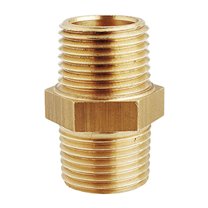 VITE DOPPIA MASCHIO/MASCHIO IN OTTONE 0280