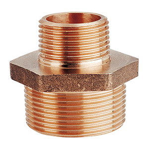 VITE DOPPIA RIDOTTA IN BRONZO MASCHIO/MASCHIO 2245