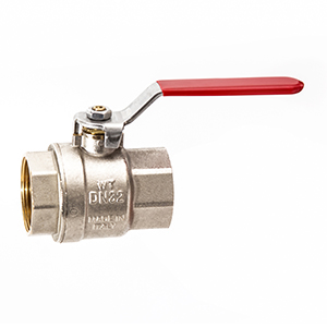 VALVOLA SFERA F.F. IN OTTONE MANICHLIA ACCIAIO 5000