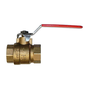 VALVOLA SFERA F.F. IN OTTONE CR MANIGLIA INOX 5140