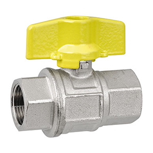 VALVOLA SFERA F.F. A FARFALLA IN OTTONE 5170