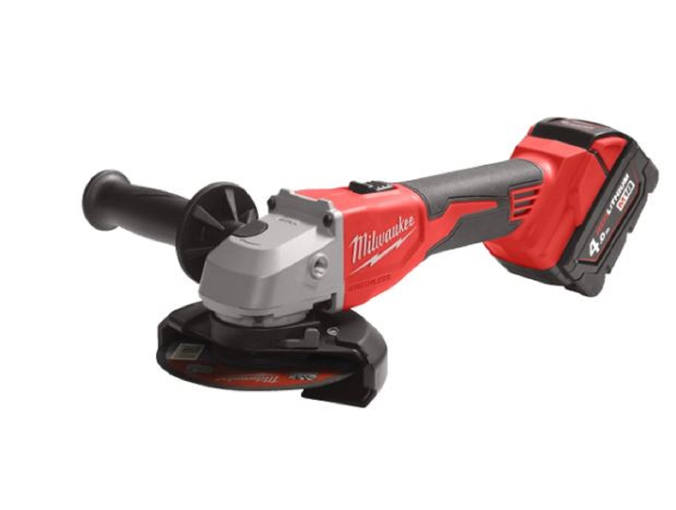 SMERIGLIATRICE BATT. D.125 mm con interruttore a slitta e freno M18 FUELâ„¢ 800w potenza