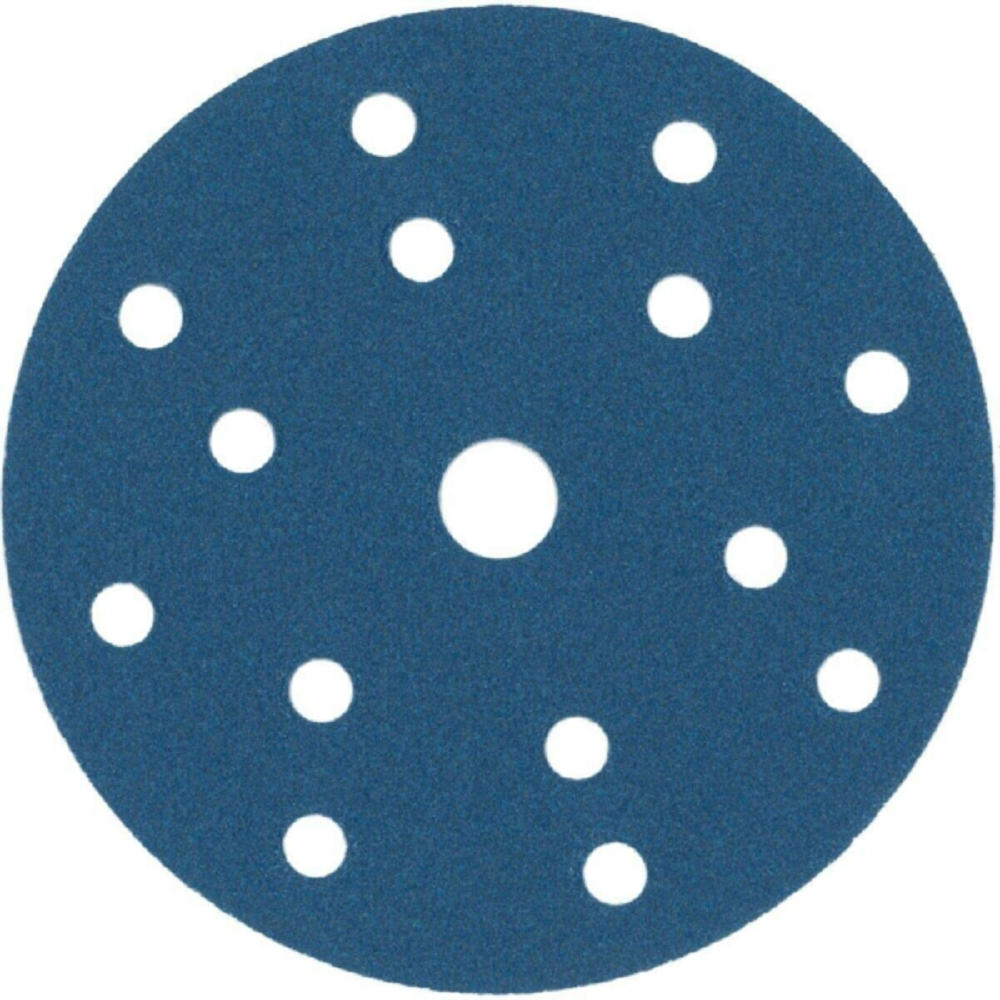 DISCO ABRASIVO BLU H835 BLU D.150 6/9Fori GR 40/60/80