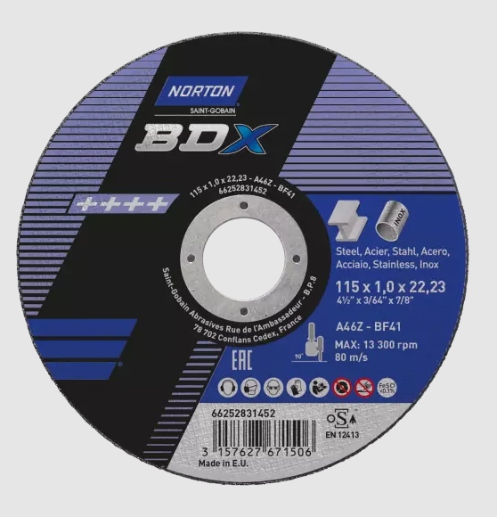 TRONCATORE D.180X1,6X22,3 NORTON SOTTILI qtà consigliata 25 PZ