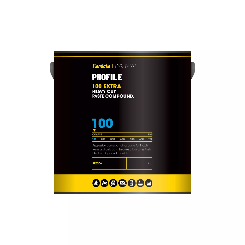 PASTA ABRASIVA DI SGROSSATURA PROFILE 100 EXTRA 3 KG FARECLA