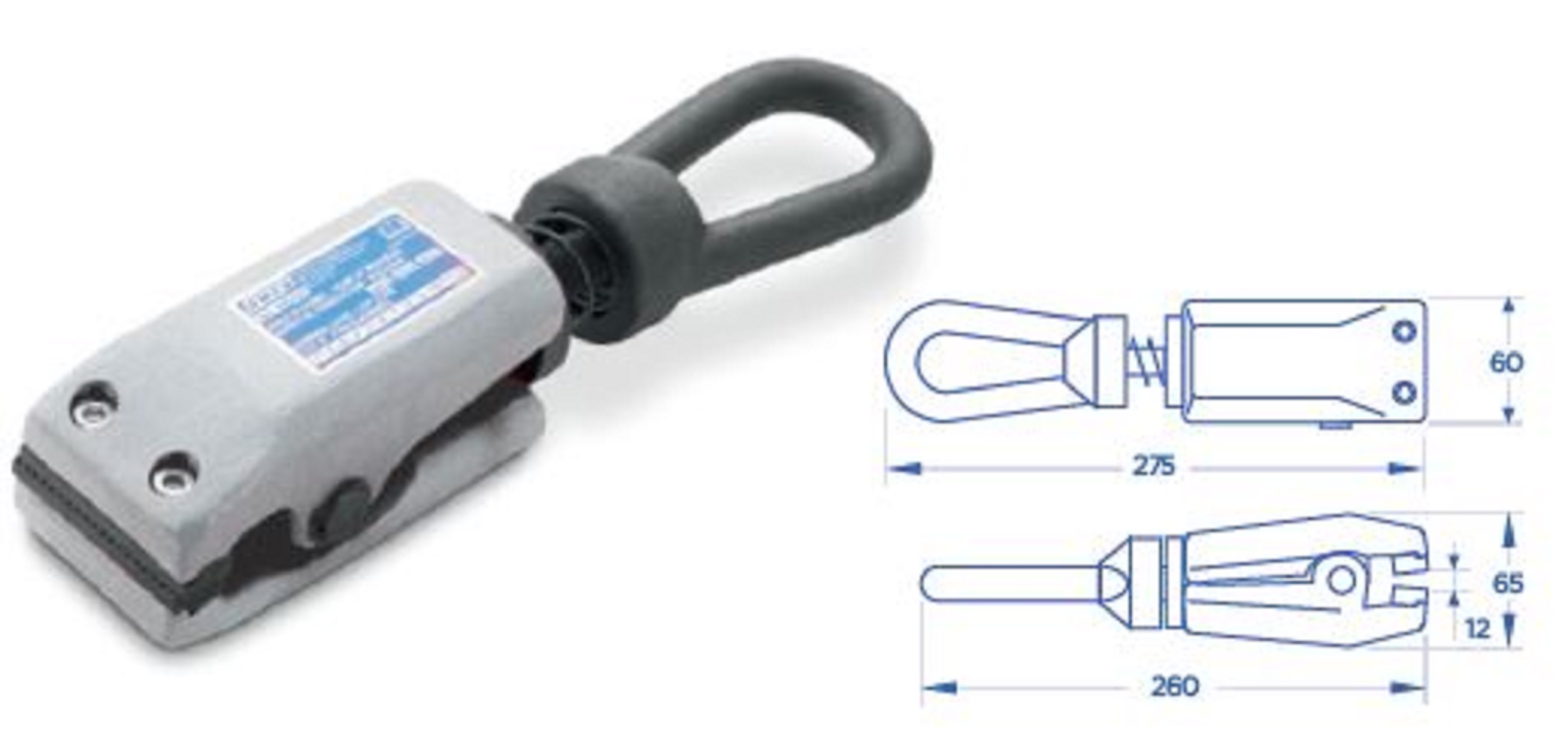 MORSETTO AUTOBLOCCANTE MM.60