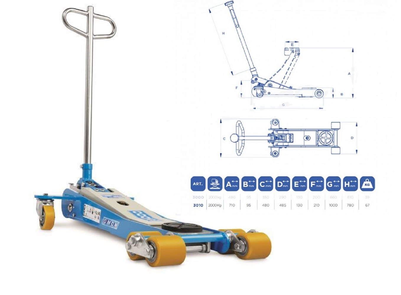 SOLLEVATORE 2TON MM710