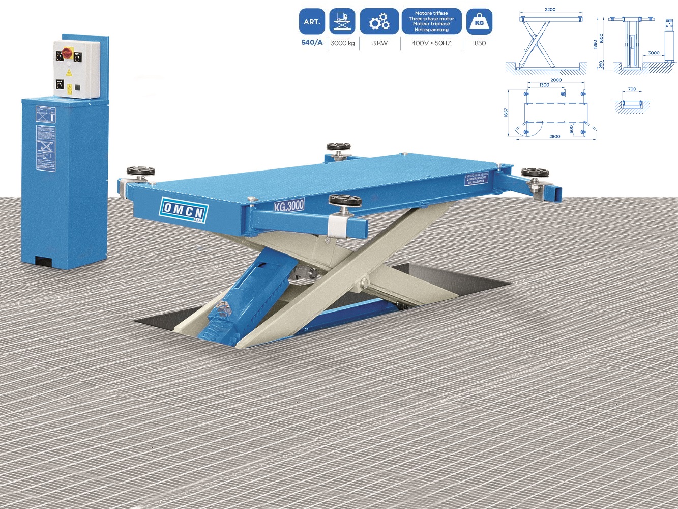 SOLLEVATORE ELTRIDR FORBICE